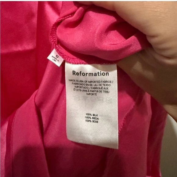 NWT Reformation Joana Silk Dress - Picture 4 of 4